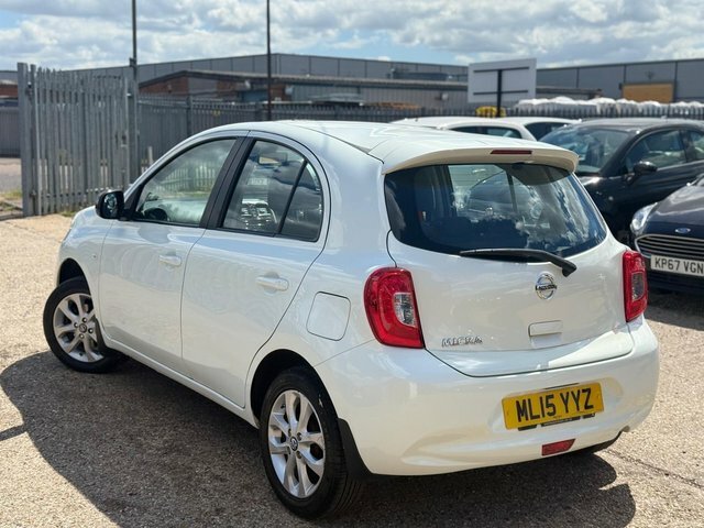 Nissan Micra Hatchback ML15YYZ White #5