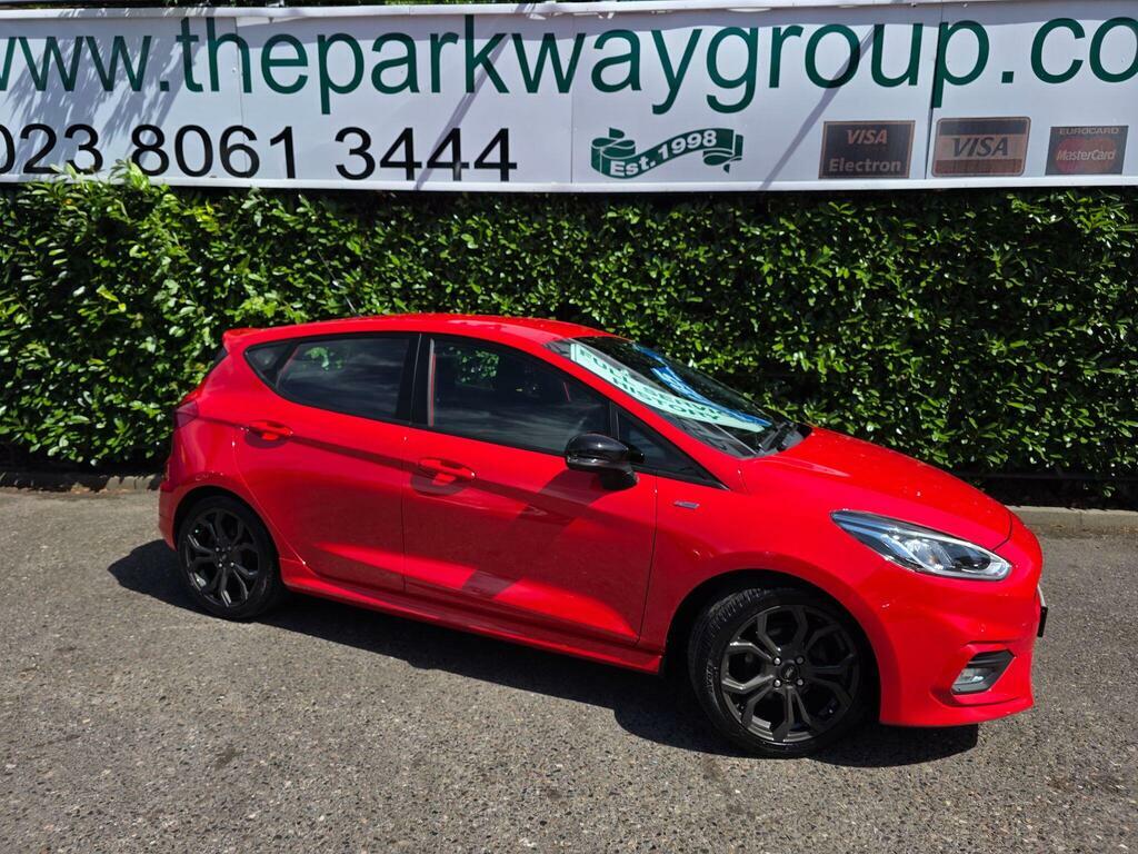 Ford Fiesta 1.0T Ecoboost St-line Euro 6 S S Red
