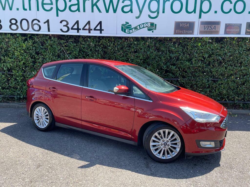 Ford C-Max 1.0T Ecoboost Titanium Euro 6 S S Red