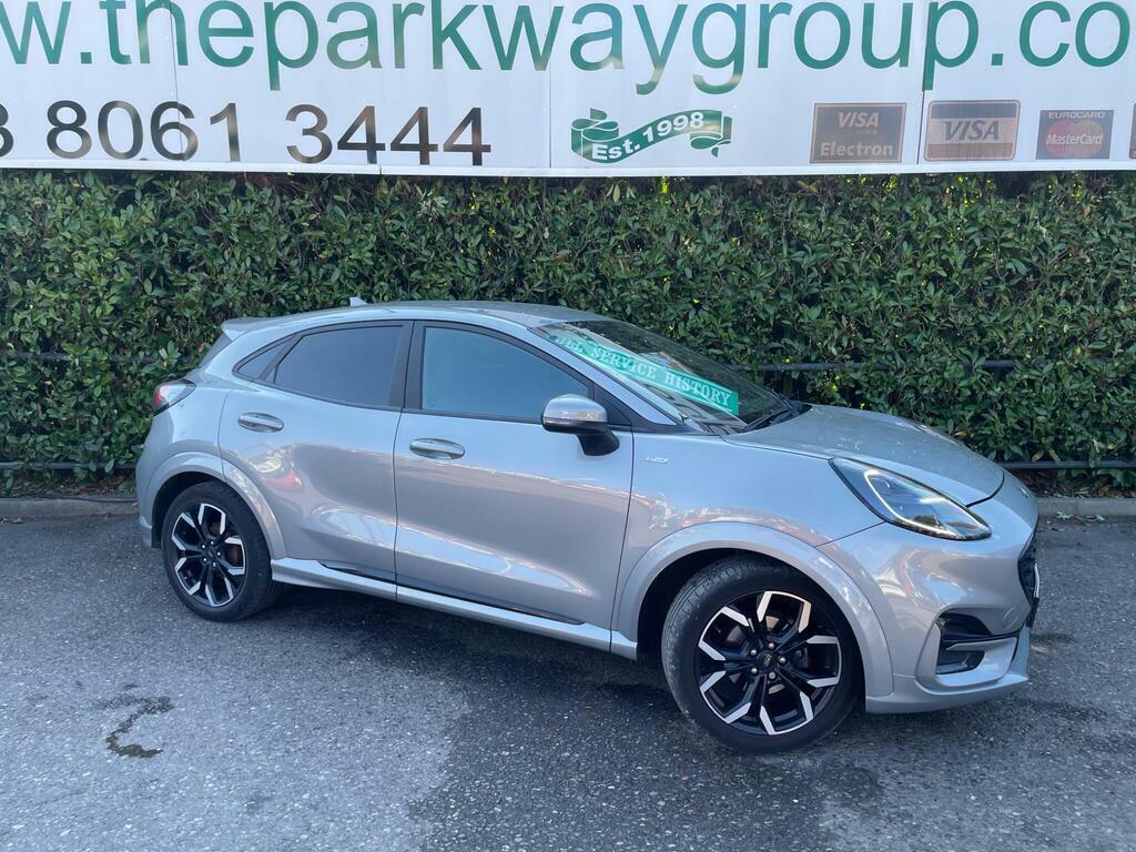 Ford Puma 1.0T Ecoboost Mhev St-line X Euro 6 S S Silver