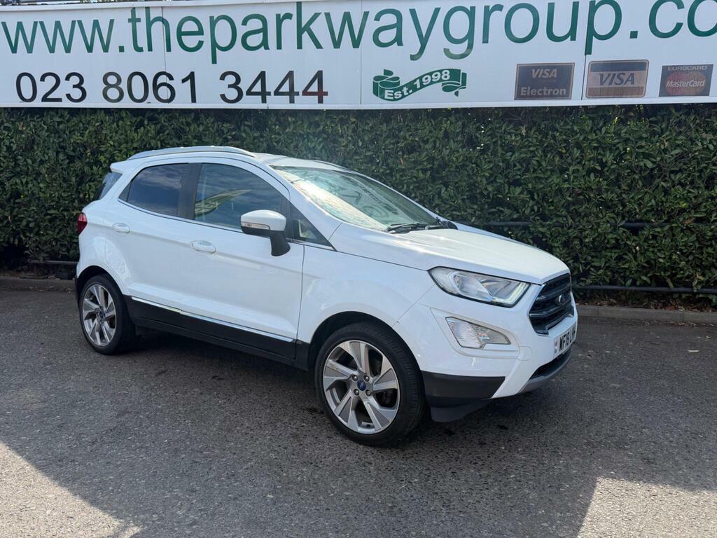 Ford Ecosport 1.0T Ecoboost Titanium Euro 6 S S White