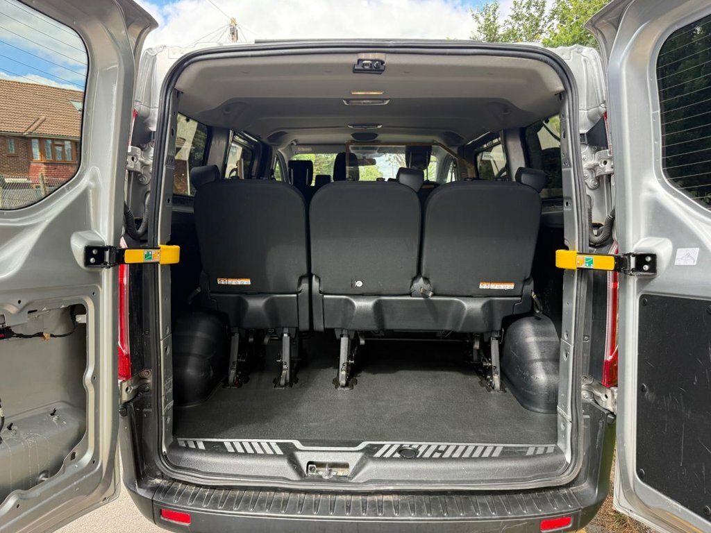 Ford Transit Custom 350 Tdci 130 L2h3 Trend Ecoblue Mwb High Roof Fwd Silver #9