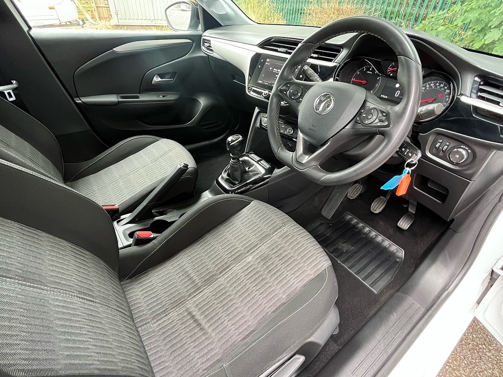 Vauxhall Corsa Hatchback LY72FZB White #2