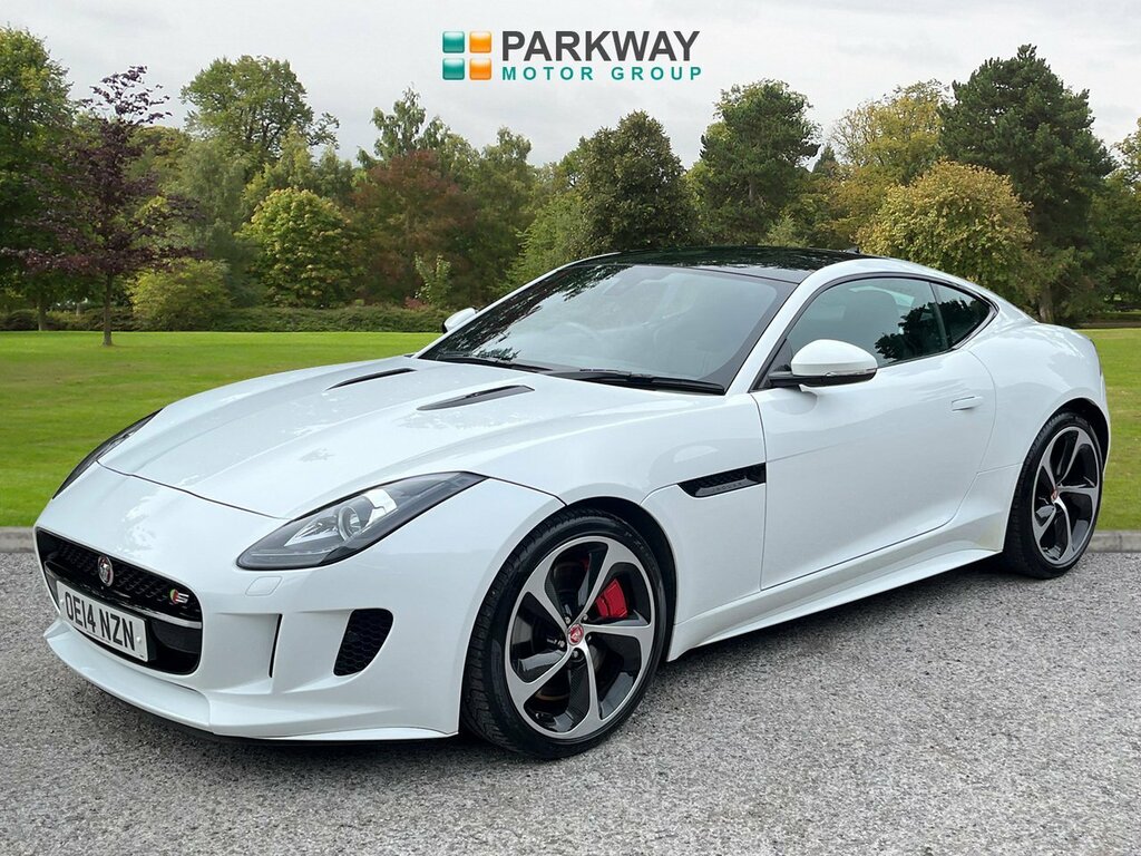 Jaguar F-Type Coupe White #3