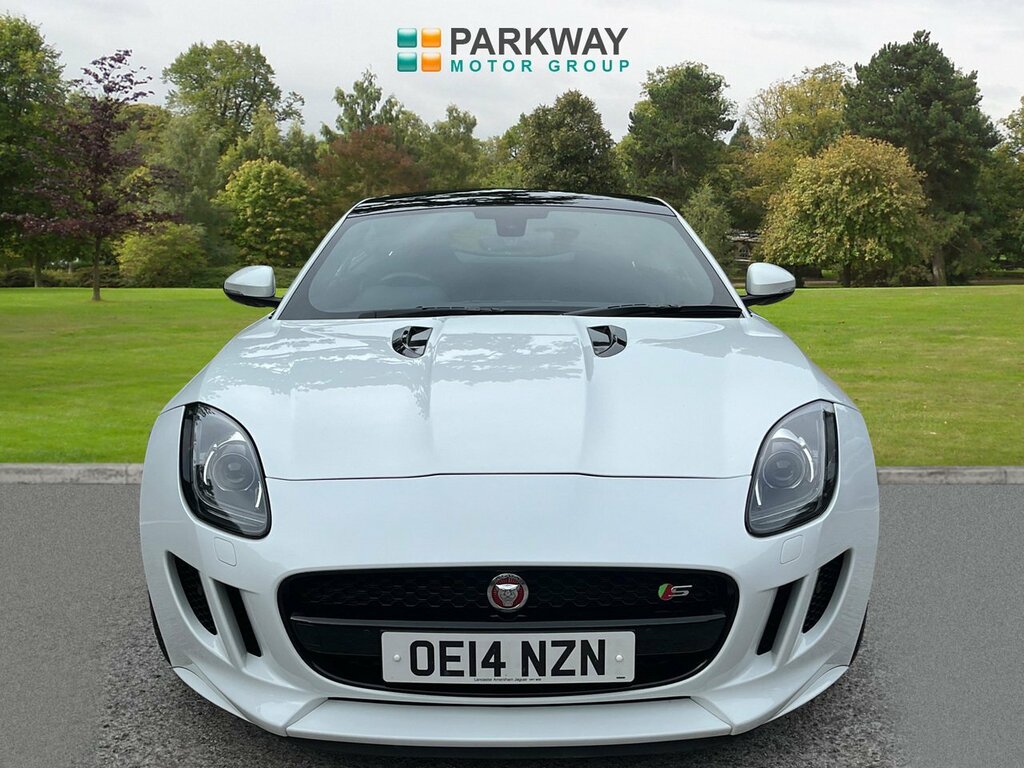 Jaguar F-Type Coupe White #2