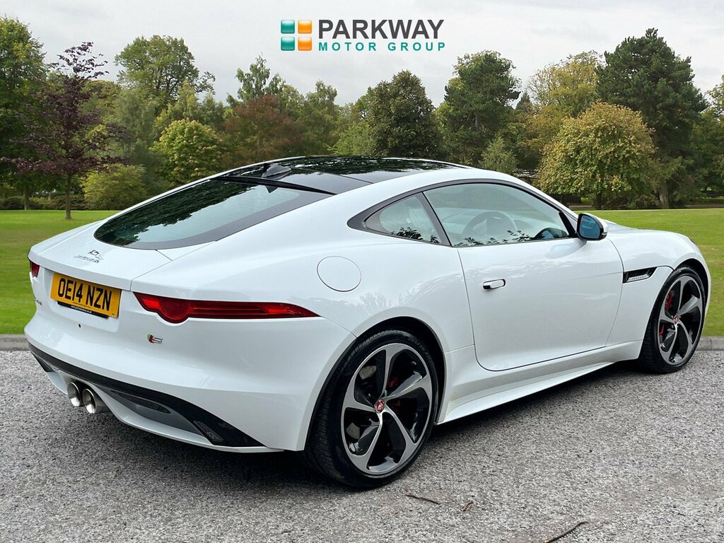 Jaguar F-Type Coupe White #5