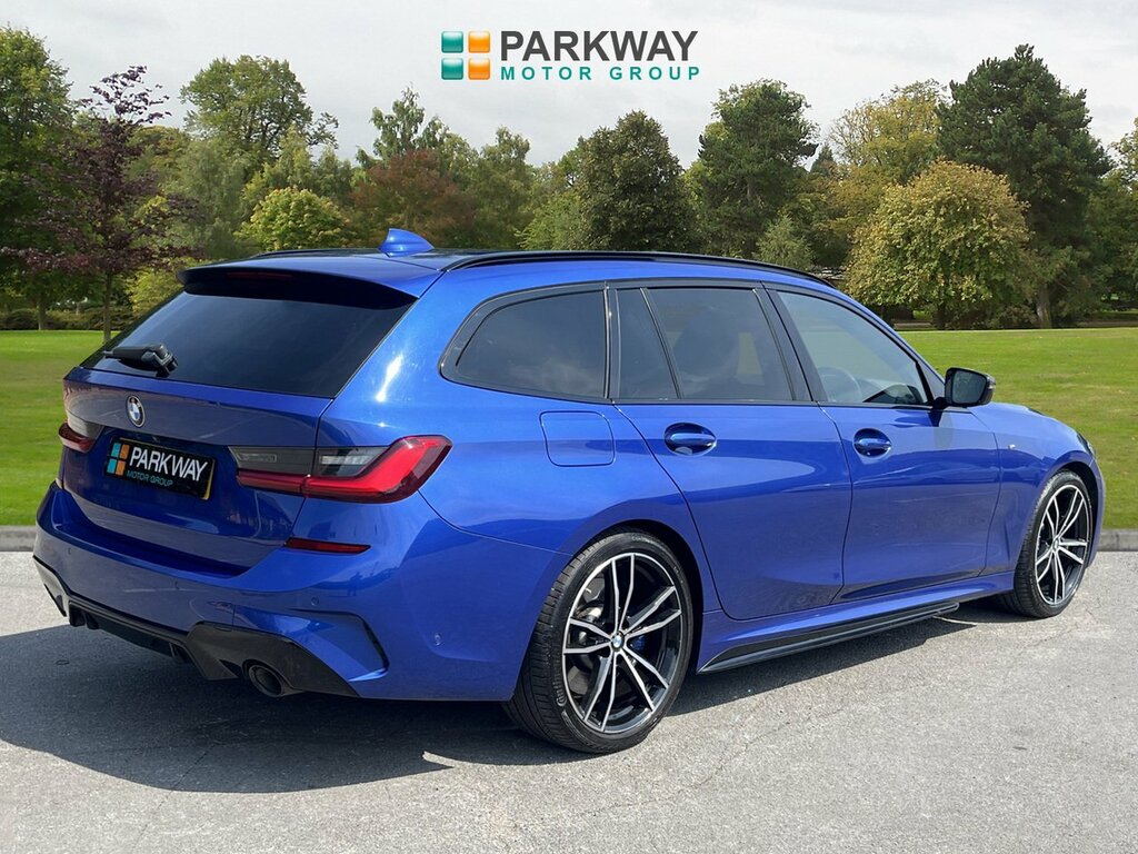 BMW 3 Series Estate OV20OHU Blue #4