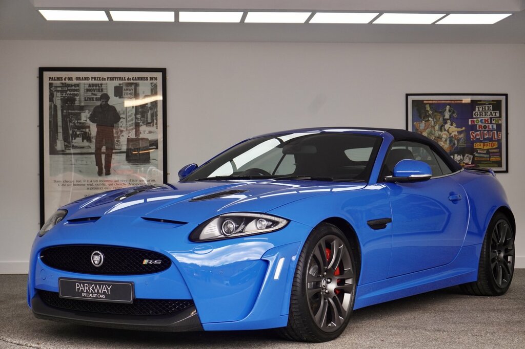 Jaguar XKR-S 5.0 V8 Convertible Blue #2