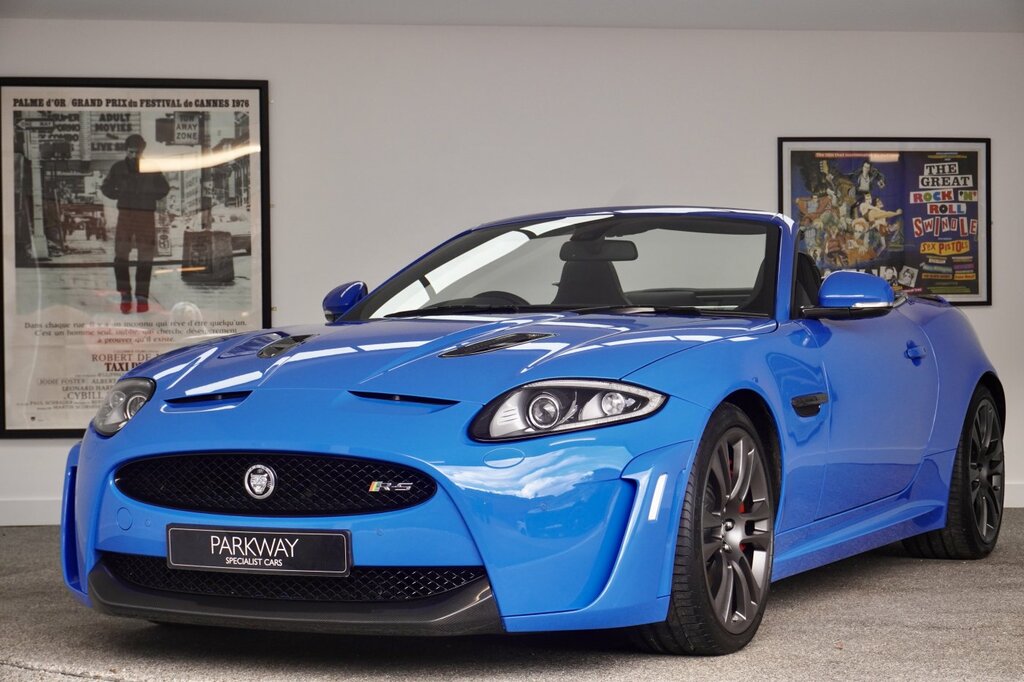 Jaguar XKR-S 5.0 V8 Convertible Blue #4
