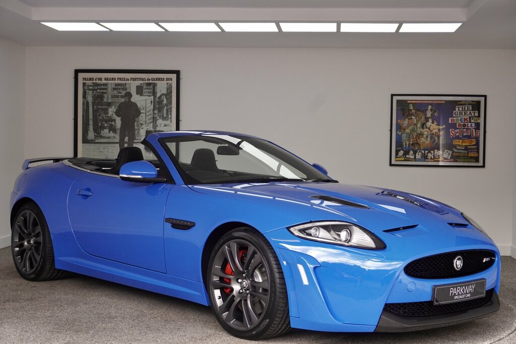 Jaguar XKR-S 5.0 V8 Convertible Blue #5