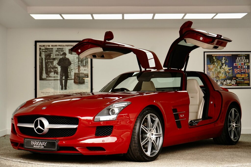Mercedes-Benz SLS 6.3 V8 Gullwing Blue #3