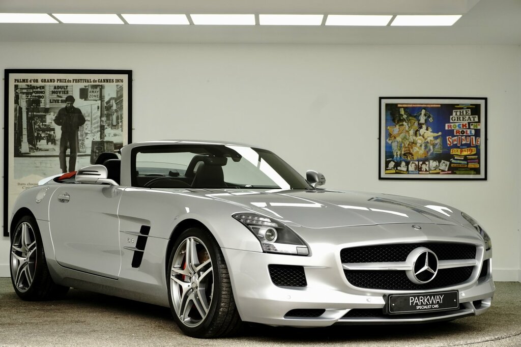 Mercedes-Benz SLS 6.3 Roadster Silver #4