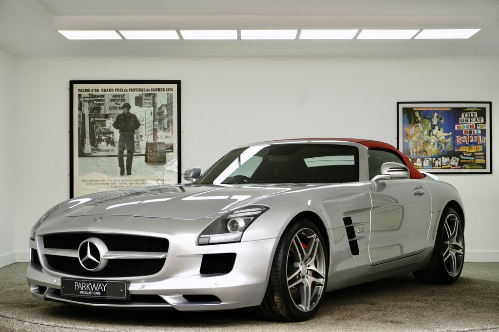 Mercedes-Benz SLS 6.3 Roadster Silver #2