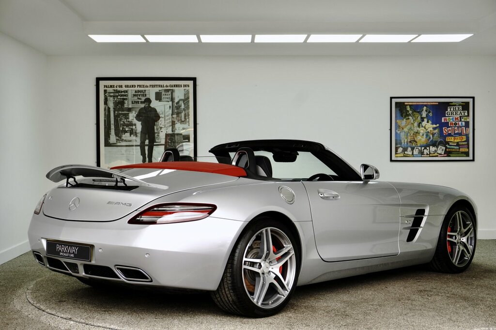 Mercedes-Benz SLS 6.3 Roadster Silver #3