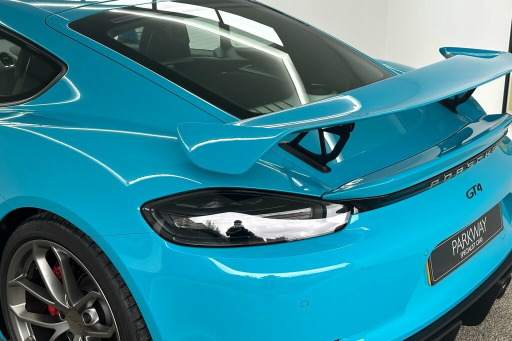 Porsche Cayman 718 Gt4 Coupe Blue #5