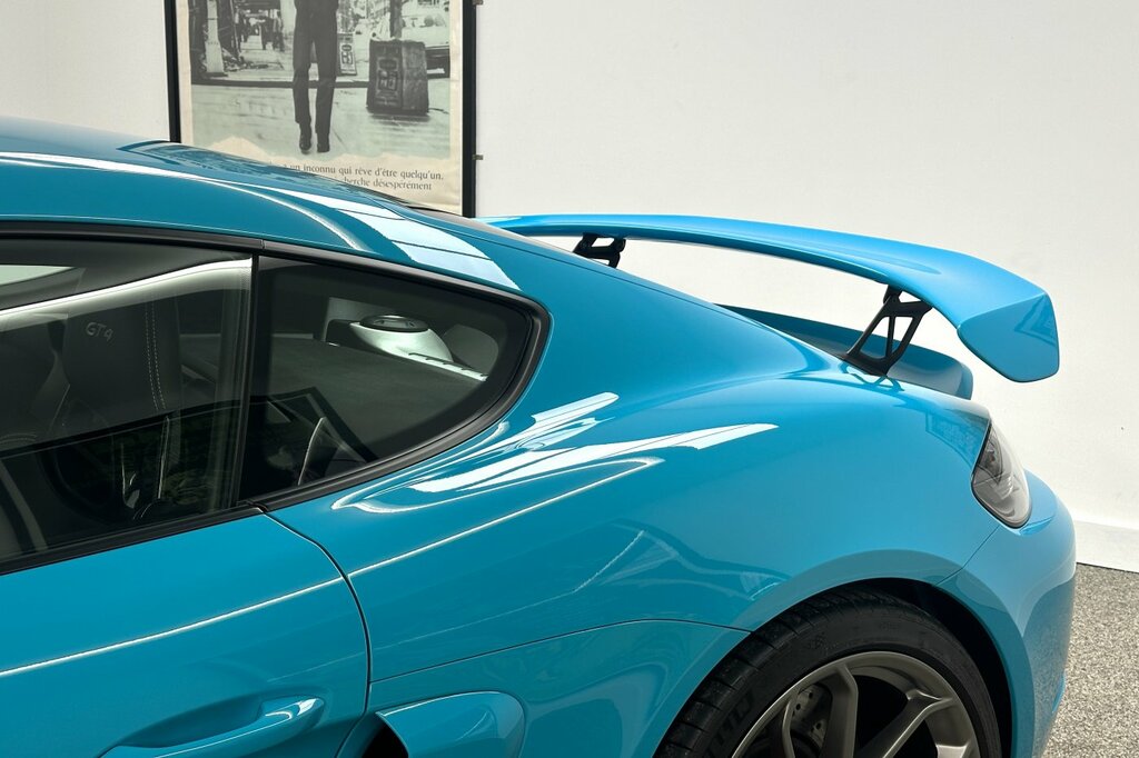 Porsche Cayman 718 Gt4 Coupe Blue #4