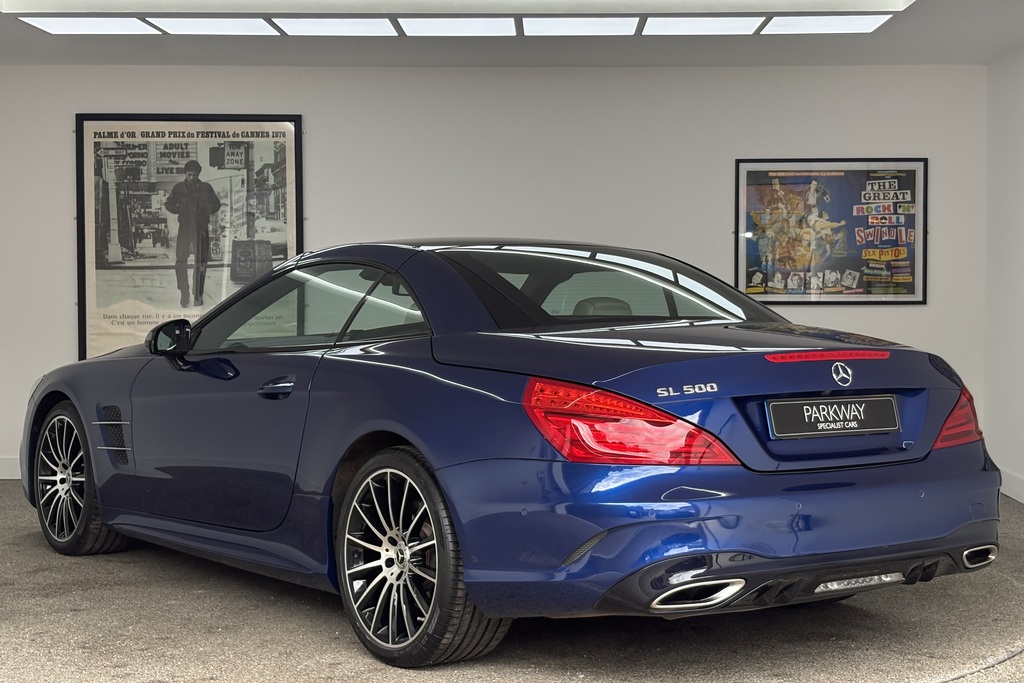 Mercedes-Benz SL Class V8 Amg Convertible Blue #4