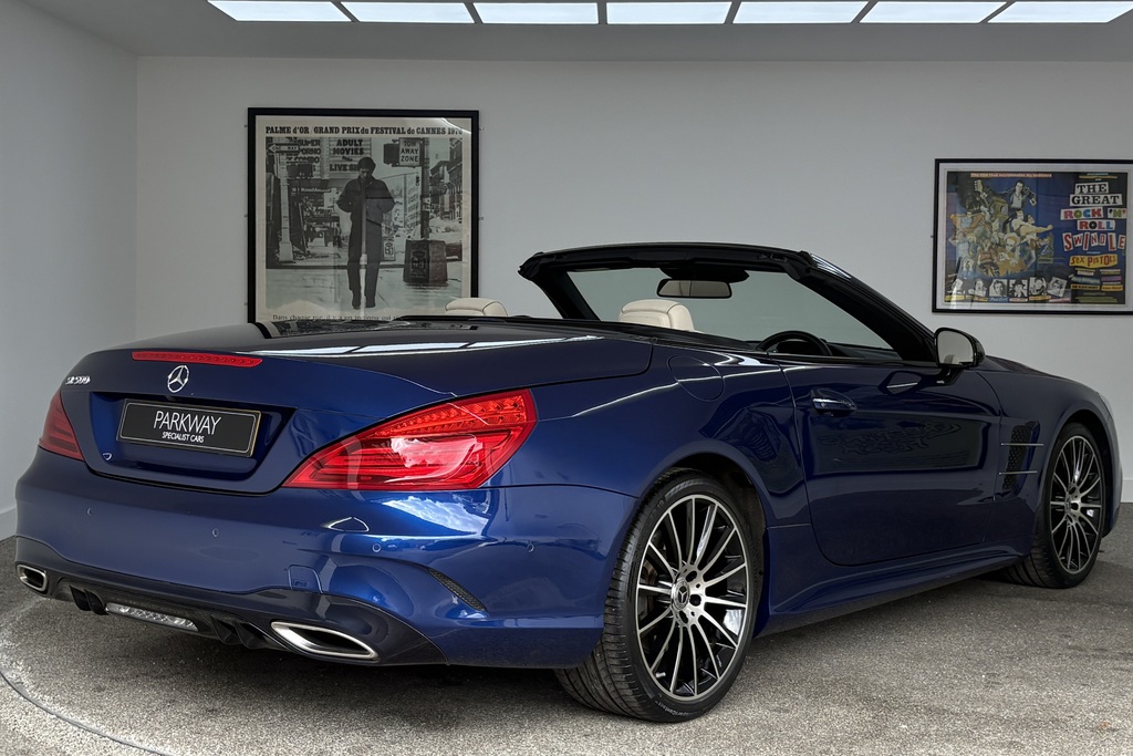 Mercedes-Benz SL Class V8 Amg Convertible Blue #3