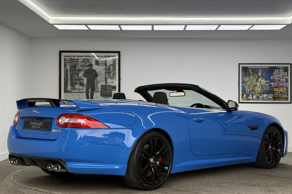 Jaguar XKR-S 5.0 V8 Convertible Blue #5