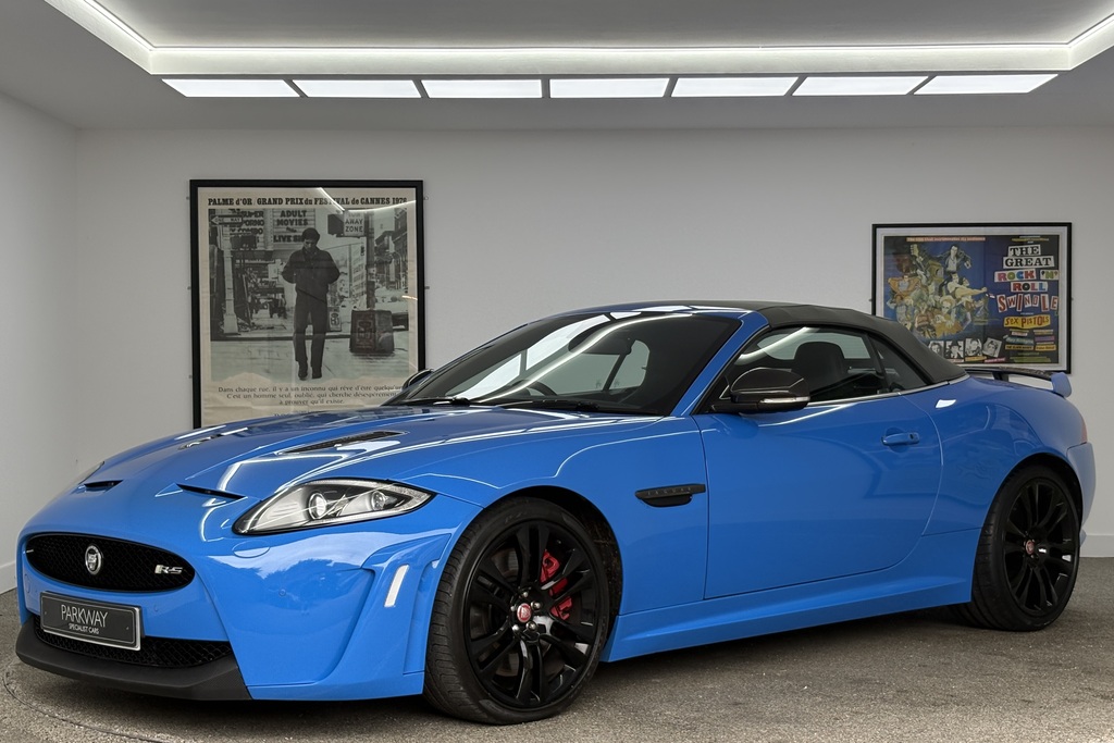 Jaguar XKR-S 5.0 V8 Convertible Blue #4