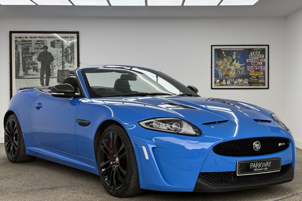 Jaguar XKR-S 5.0 V8 Convertible Blue #3