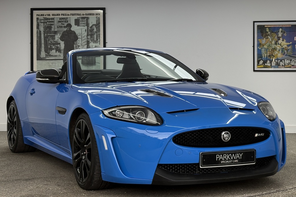 Jaguar XKR-S 5.0 V8 Convertible Blue #6
