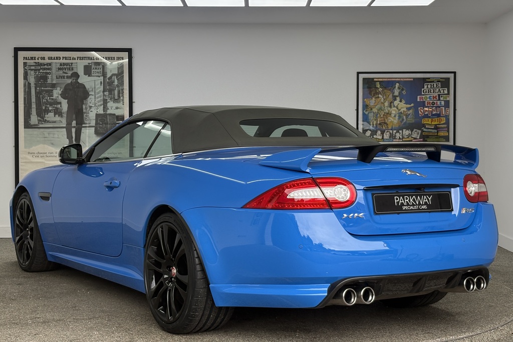 Jaguar XKR-S 5.0 V8 Convertible Blue #2