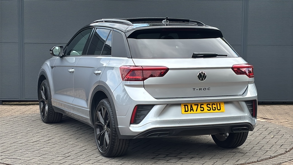 Volkswagen T-Roc 1.5 Tsi Black Edition Plus 0 Ps Silver #3