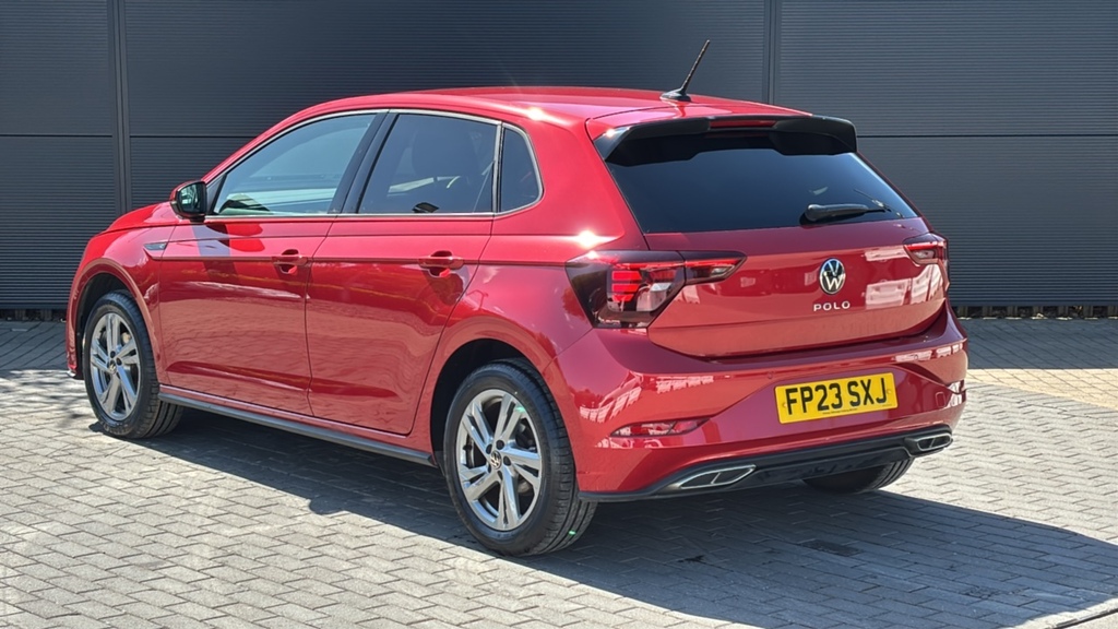 Volkswagen Polo 1.0 Tsi 110 R-line Dsg 0 Ps Red #3