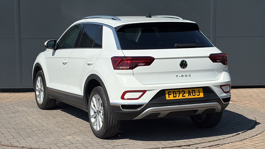 Volkswagen T-Roc 1.5 Tsi Evo Style Dsg 0 Ps White #3