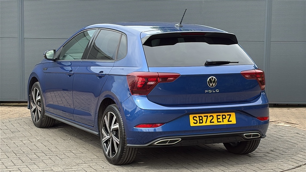 Volkswagen Polo 1.0 Tsi R-line 95 Ps SB72EPZ Blue #3