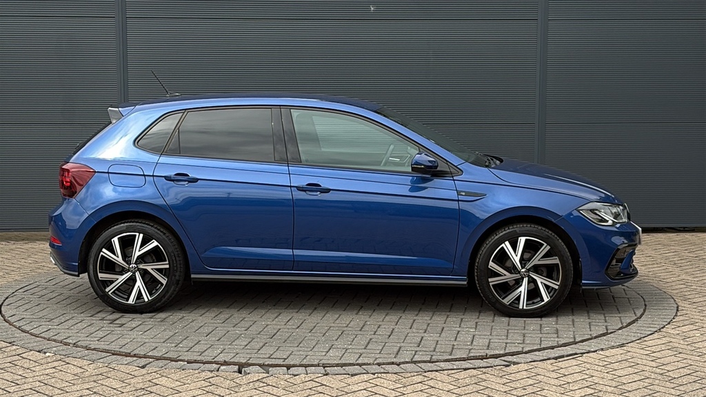 Volkswagen Polo 1.0 Tsi R-line 95 Ps SB72EPZ Blue #4