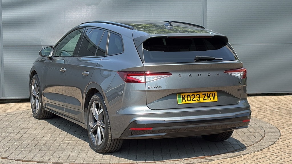 Skoda ENYAQ 150Kw 80 Sportline Plus 82Kwh Advanced Grey #3