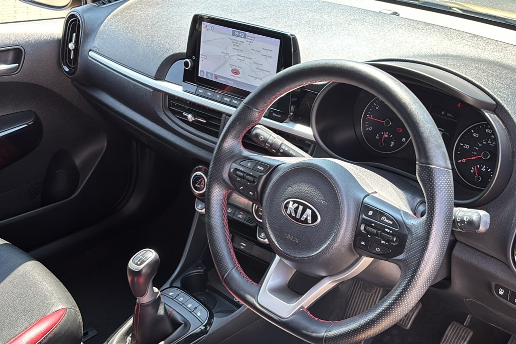 Kia Picanto 1.0T Gdi Gt-line S 4 Seats 0 Ps AG21BJK Yellow #6