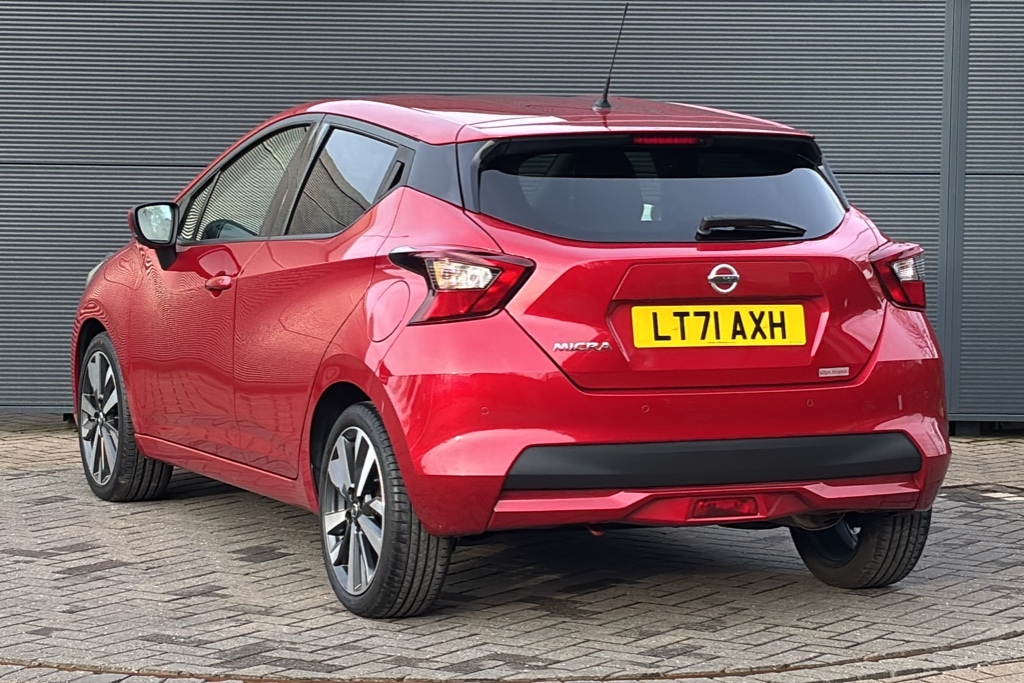 Nissan Micra 1.0 Ig-t 92 Tekna 92 Ps Red #3