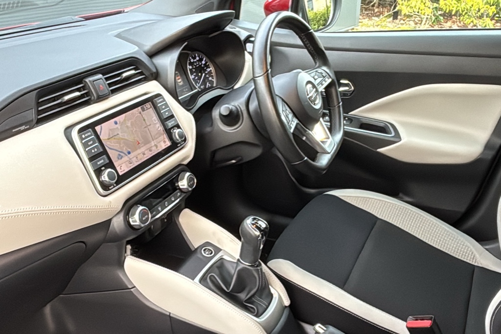 Nissan Micra 1.0 Ig-t 92 Tekna 92 Ps Red #2