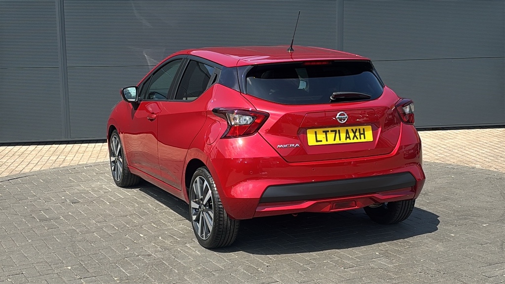 Nissan Micra 1.0 Ig-t 92 Tekna 92 Ps LT71AXH Red #3