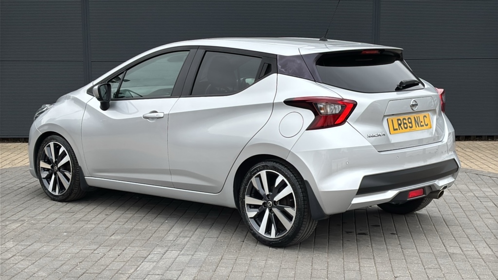 Nissan Micra 1.0 Dig-t 117 Tekna 117 Ps Silver #3
