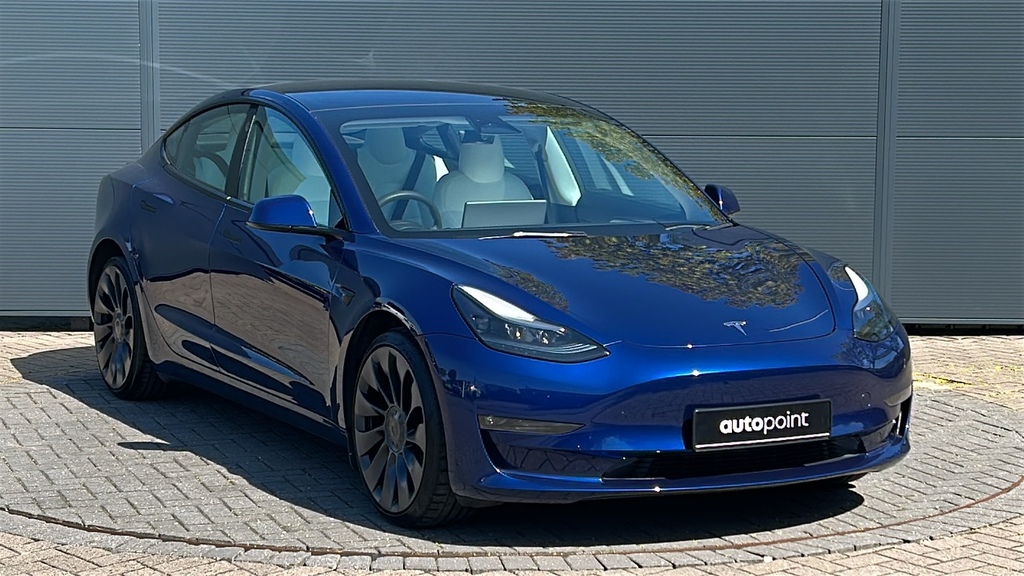 Tesla Model 3 Performance Awd Performance Upgrade 0 Blue