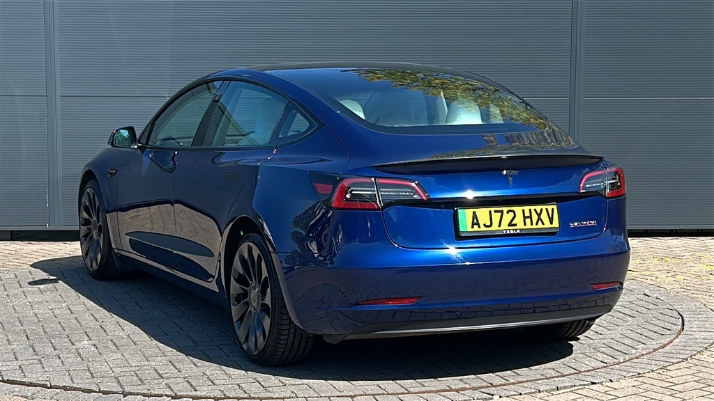 Tesla Model 3 Performance Awd Performance Upgrade 0 Blue #3