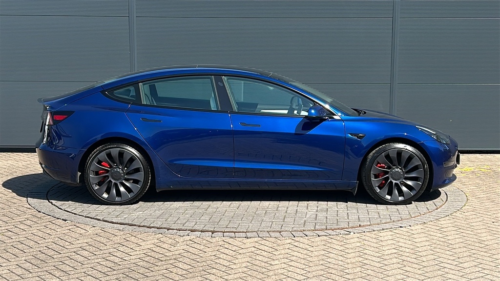 Tesla Model 3 Performance Awd Performance Upgrade 0 Blue #4