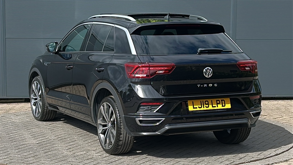 Volkswagen T-Roc 1.5 Tsi Evo R-line Dsg 0 Ps Black #3