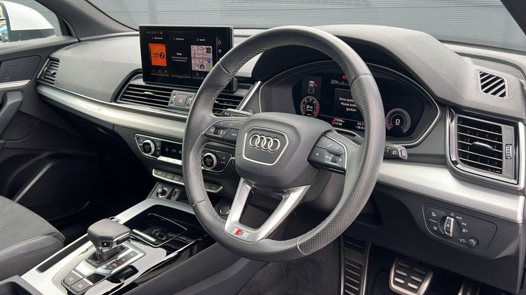 Audi Q5 40 Tdi Quattro S Line S Tronic 204 Ps White #6