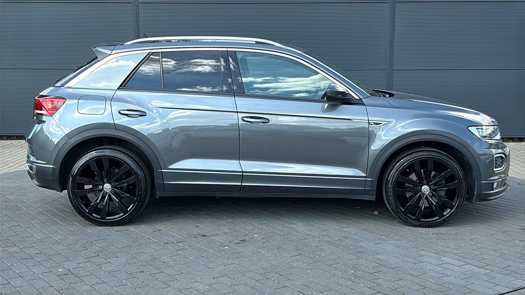 Volkswagen T-Roc 1.5 Tsi Evo R-line Dsg 150 Ps Grey #4