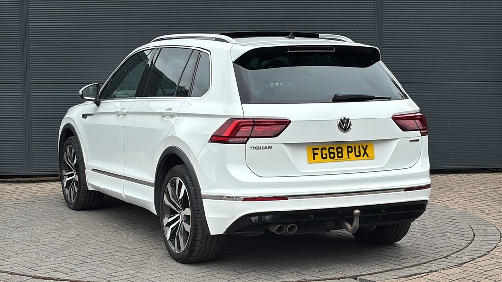 Volkswagen Tiguan 2.0 Tdi Bmt 150 4Motion R Line Dsg 150 Ps White #3