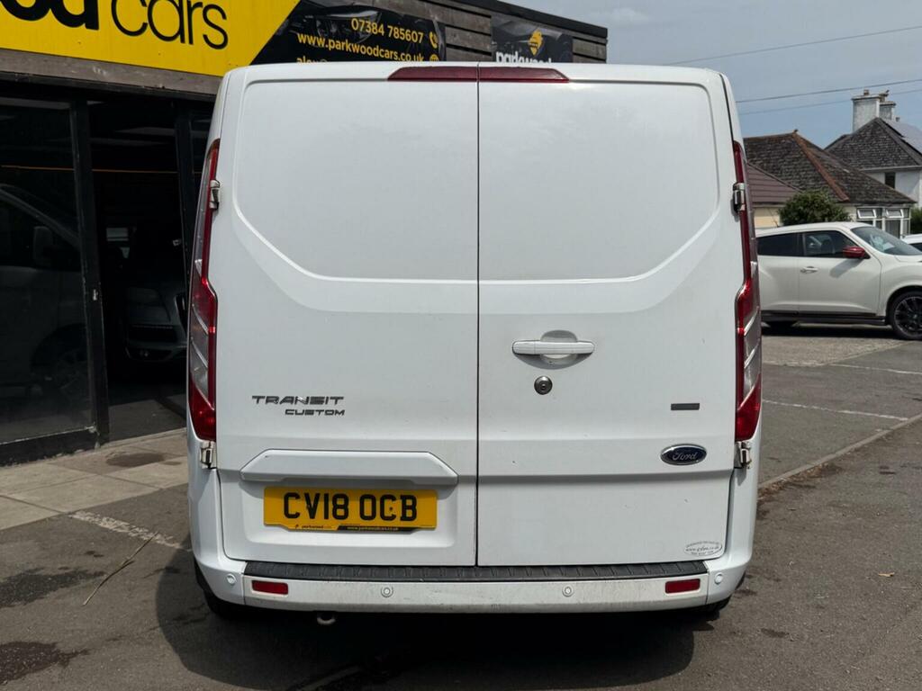 Ford Transit Custom Panel Van 2.0 300 Ecoblue Limited L1 H1 Euro 6 CV18OCB White #4