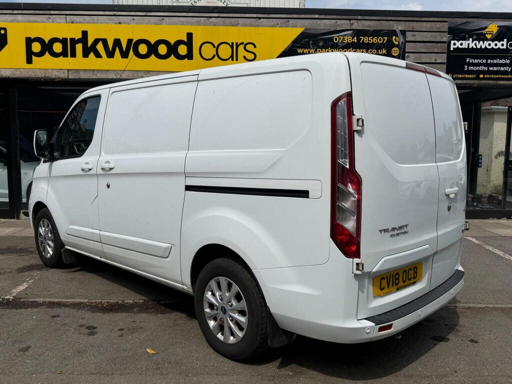 Ford Transit Custom Panel Van 2.0 300 Ecoblue Limited L1 H1 Euro 6 CV18OCB White #5