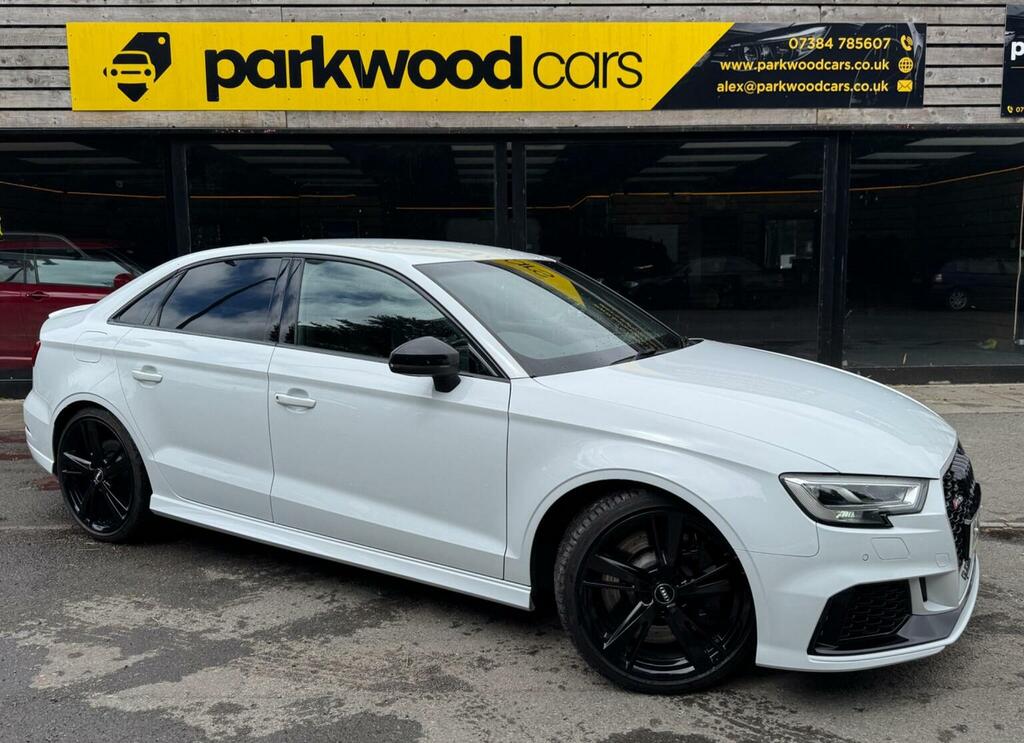 Audi RS3 Saloon 2.5 Tfsi S Tronic Quattro Euro 6 Ss White