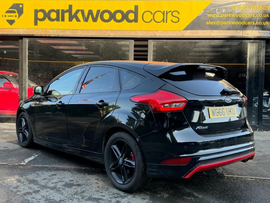 Ford Focus Hatchback 2.0 Tdci Zetec S Black Edition Euro 6 S WG66UKU Black #6