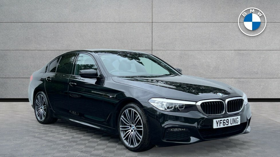 BMW 5 Series 530D Xdrive M Sport Saloon YF69UNG Black #2